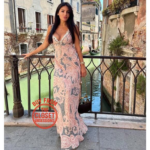 RARE!!! ZARA BLOGGER FAVE!!! Printed Dress with Ruffle Trims NWT - Picture 5 of 16